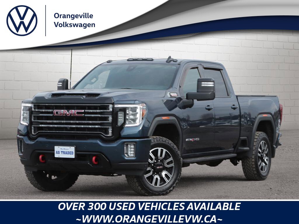 2021 GMC SIERRA 2500HD AT4AT4 PREMIUM, DURAMAX, CREW, 4X4, 1-OWNER, CERTI