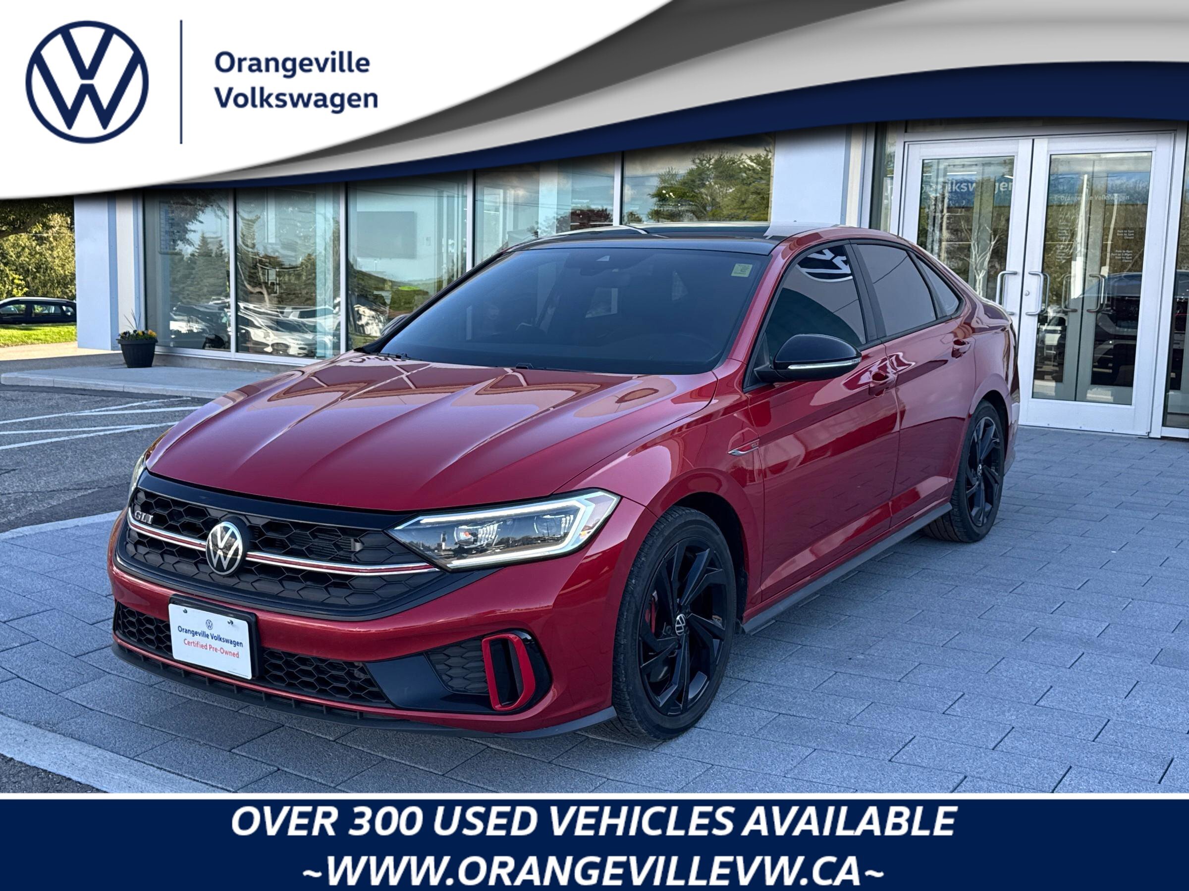2024 Volkswagen Jetta GLI MANUAL, ONE-OWNER, NAV, 2.0L TURBO, SUNROOF