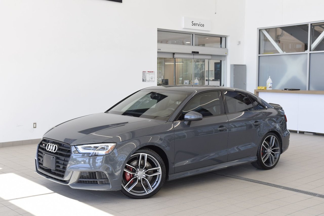 2018 Audi S3 TECHNIK+BLACK PACKAGE+WOW TECHNIK+BLACK PACKAGE+WO