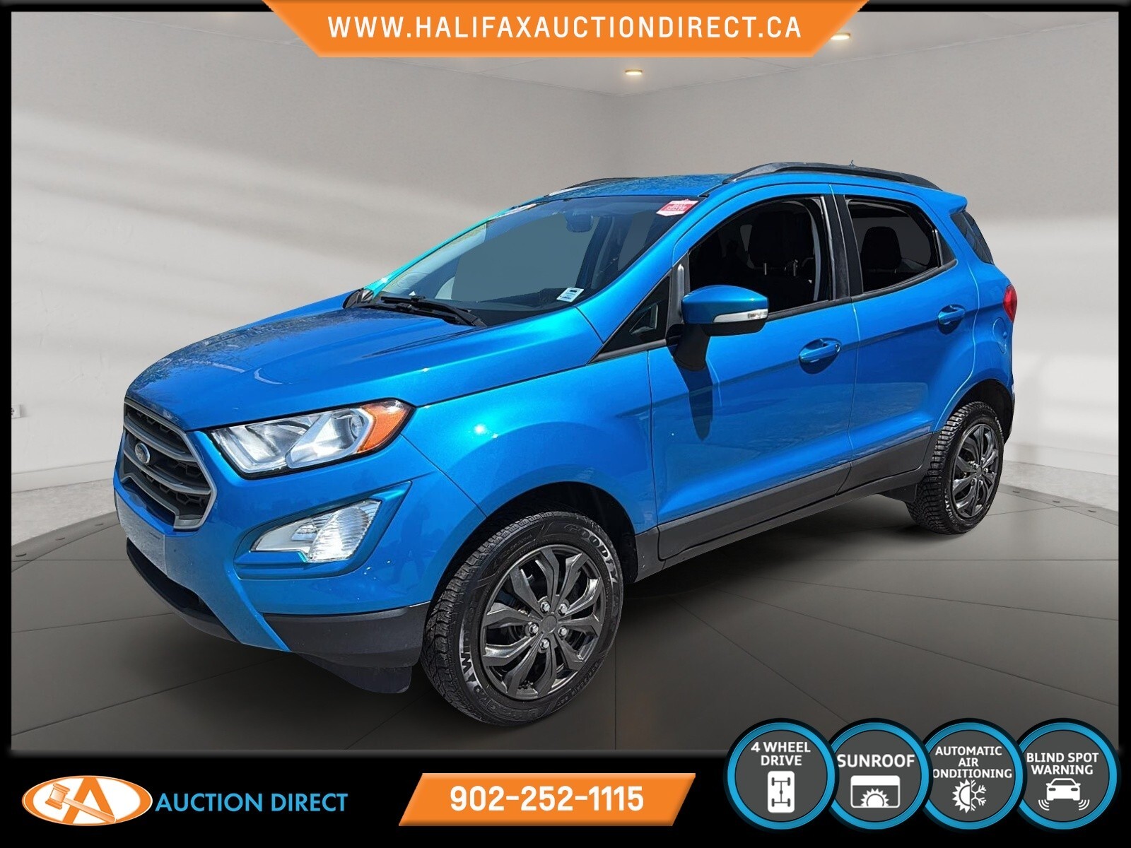 2018 Ford EcoSport SE 4X4! SUNROOF! BACK UP CAMERA!