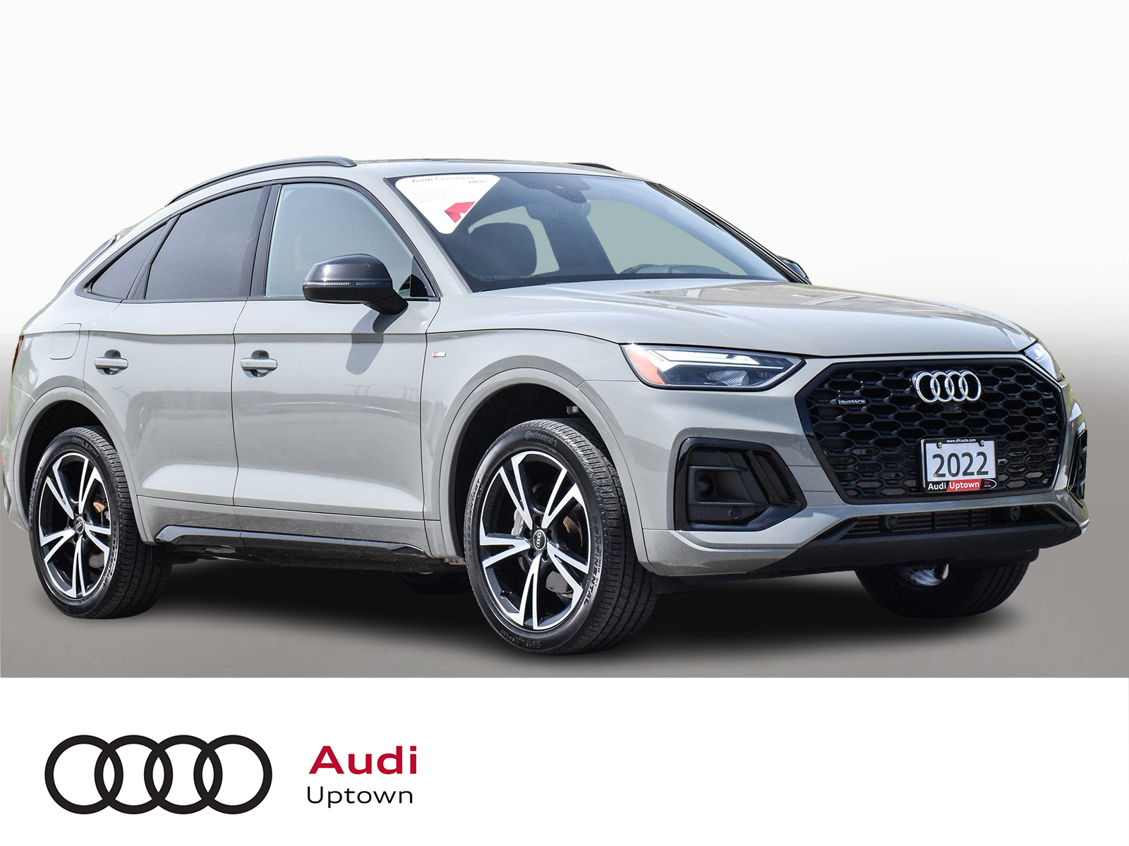 2022 Audi Q5 Sportback Progressiv 45 TFSI W/SLINE BLACK PKG/20" ALLOYS