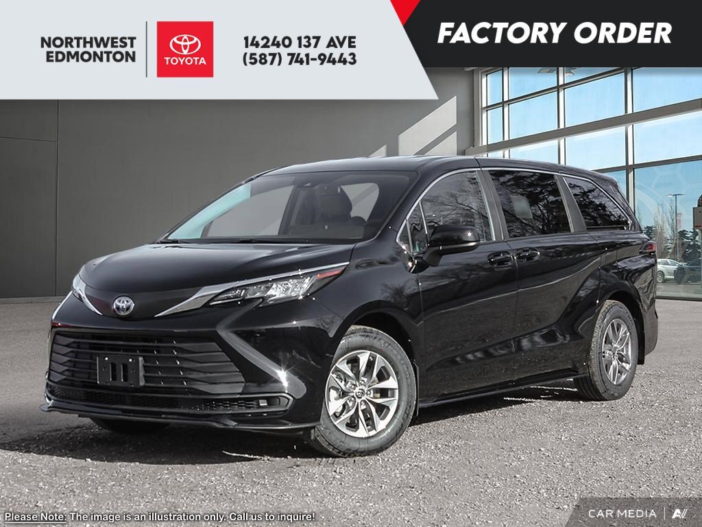 2025 Toyota Sienna Hybrid LE 8-Pass AWD 65354601 Edmonton AB New ...