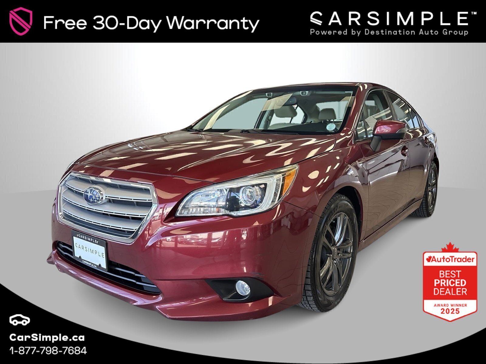 2016 Subaru Legacy 3.6R w/Limited & Tech Pkg-Moonroof | Leather | Nav