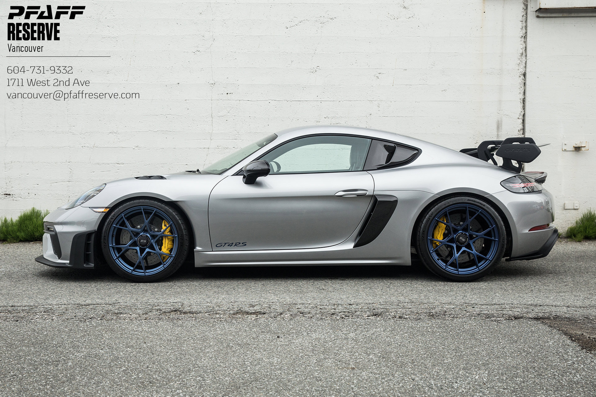 2024 Porsche 718 Cayman GT4 RS