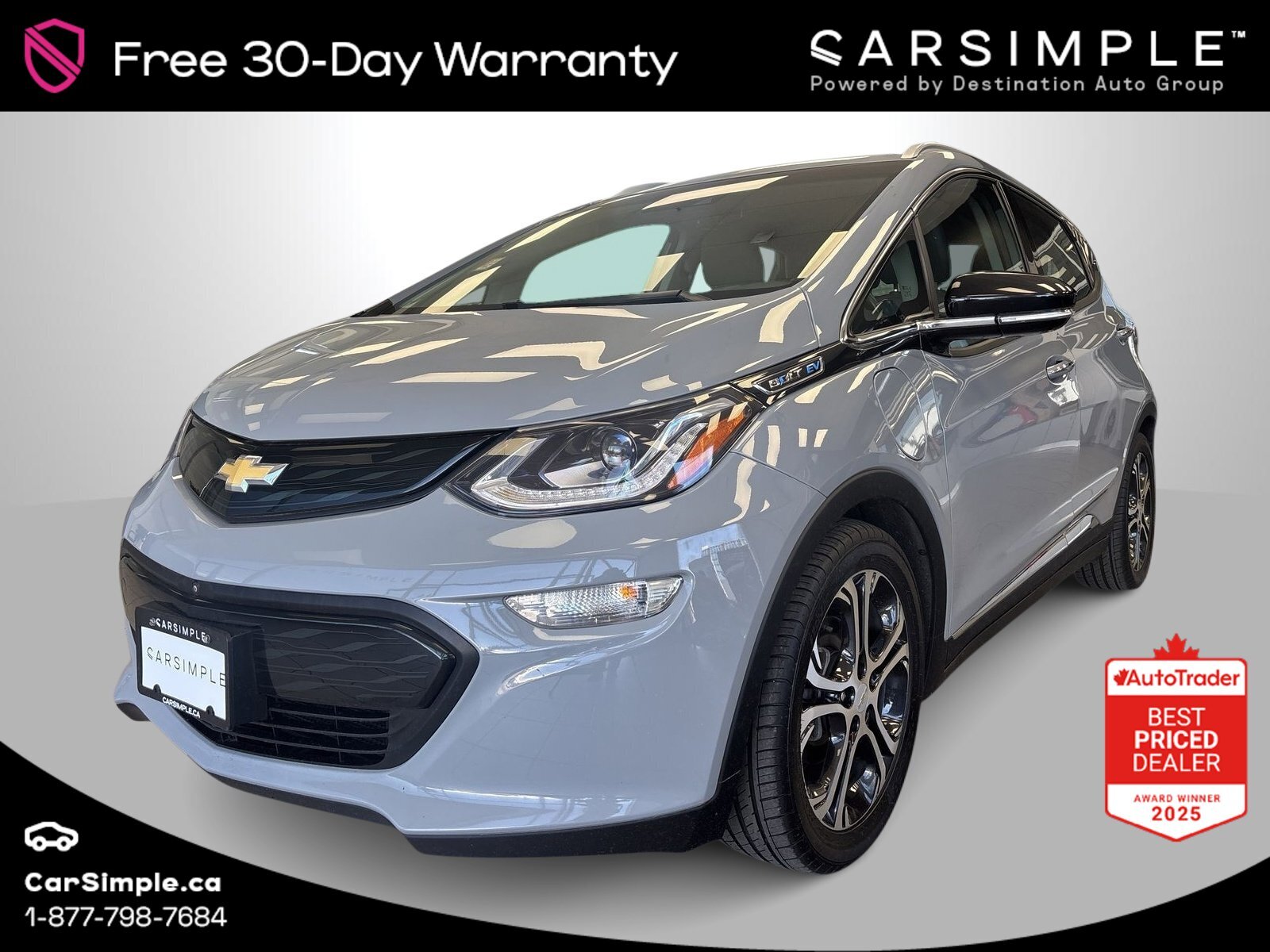 2019 Chevrolet Bolt EV Premier--CarPlay | Android Auto | 383Km Range