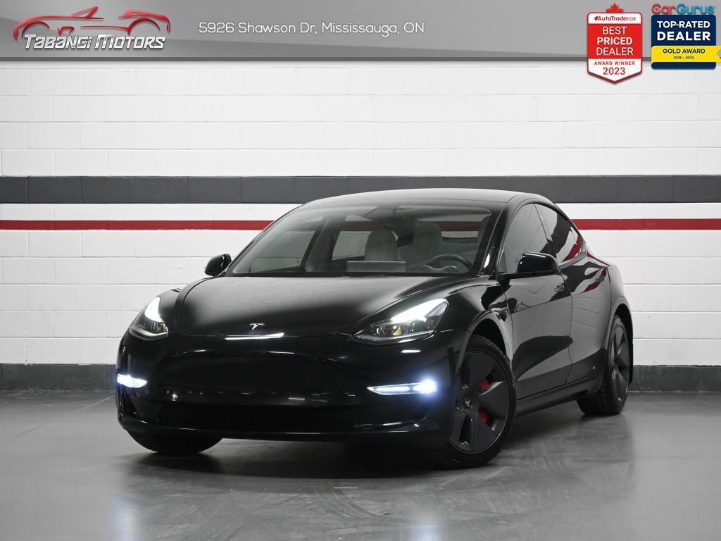 2021 Tesla Model 3 Standard Range Plus   No Accident White Leather Au