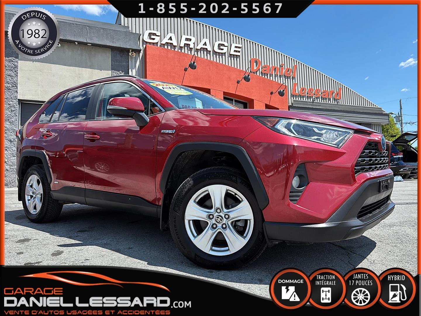 2021 Toyota RAV4 XLE HYBRID AWD * PAS VGA * CUIR, TOIT
