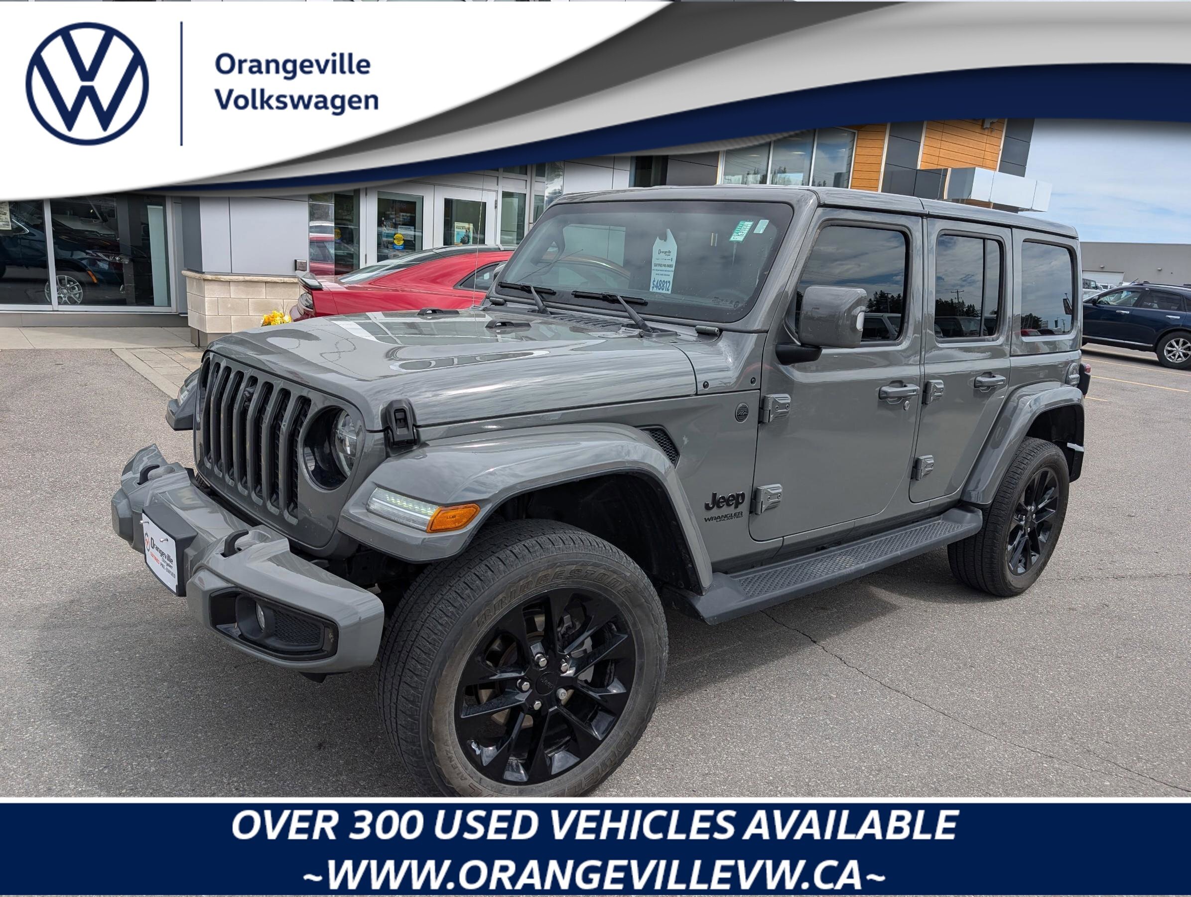 2022 Jeep Wrangler Unlimited High AltitudeHIGH ALTITUDE, V6, 4X4, NAV