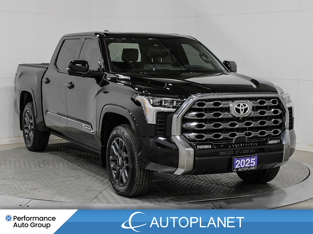 2025 Toyota Tundra Platinum iForce Max 4x4, Hybrid, Heads Up Display!