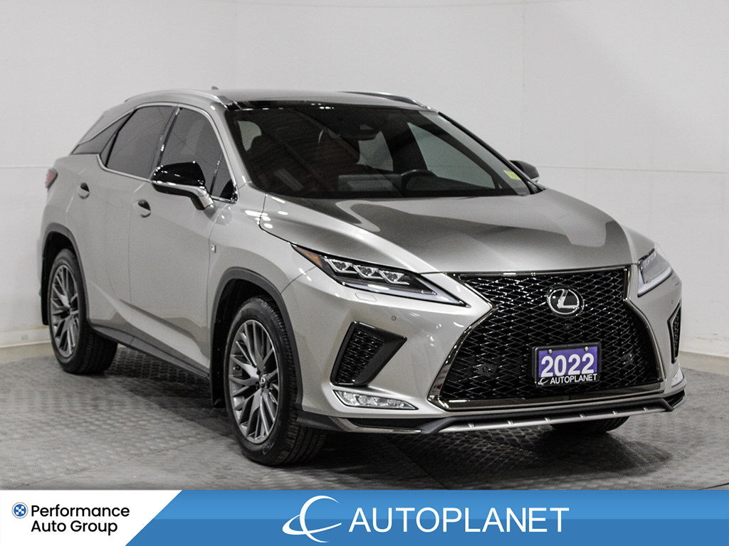 2022 Lexus RX 350 F-Sport 3 AWD, Heads Up Display, 360 Cam!