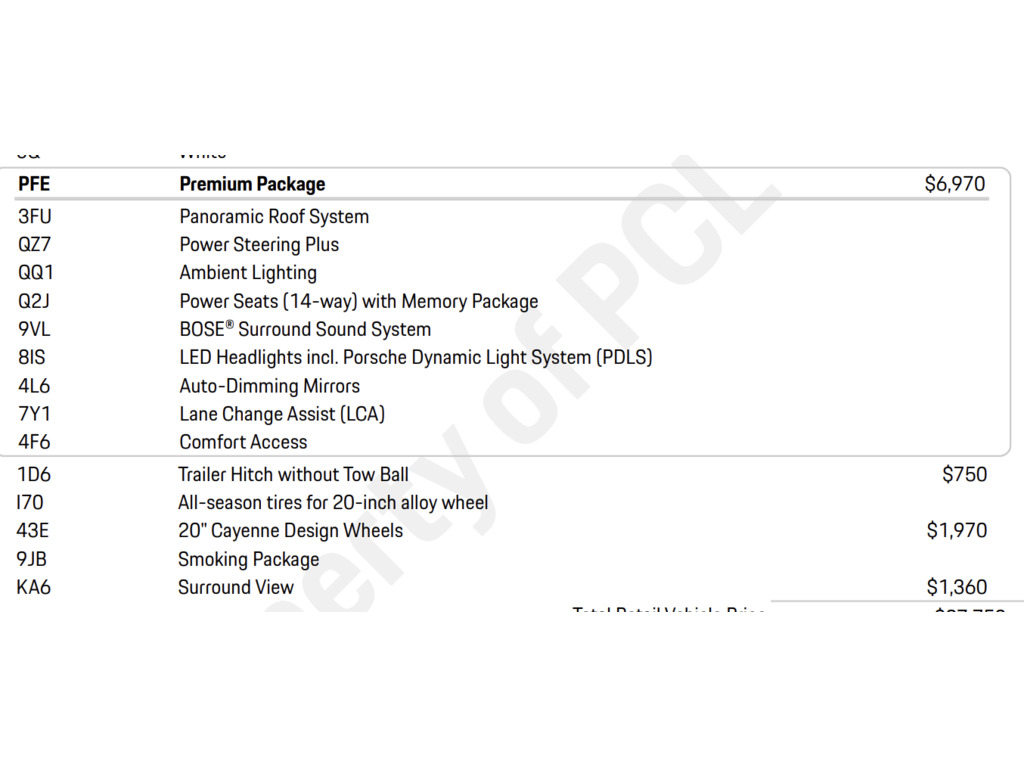 2020 Porsche Cayenne PREMIUM PKG   BOSE   20 IN WHEELS, Toronto, Cash