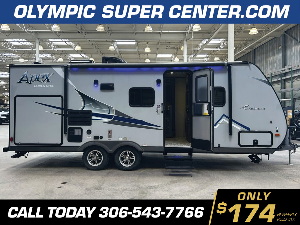 2017 Coachmen Apex 215 RBK | $174 BW | Family Fun Starts Here! |