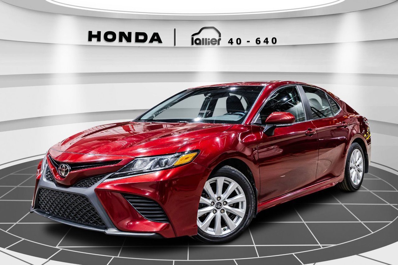 2018 Toyota Camry SE TRÈS BAS KILO + JAMAIS ACCIDENTÉ + SIEGES CHAUF