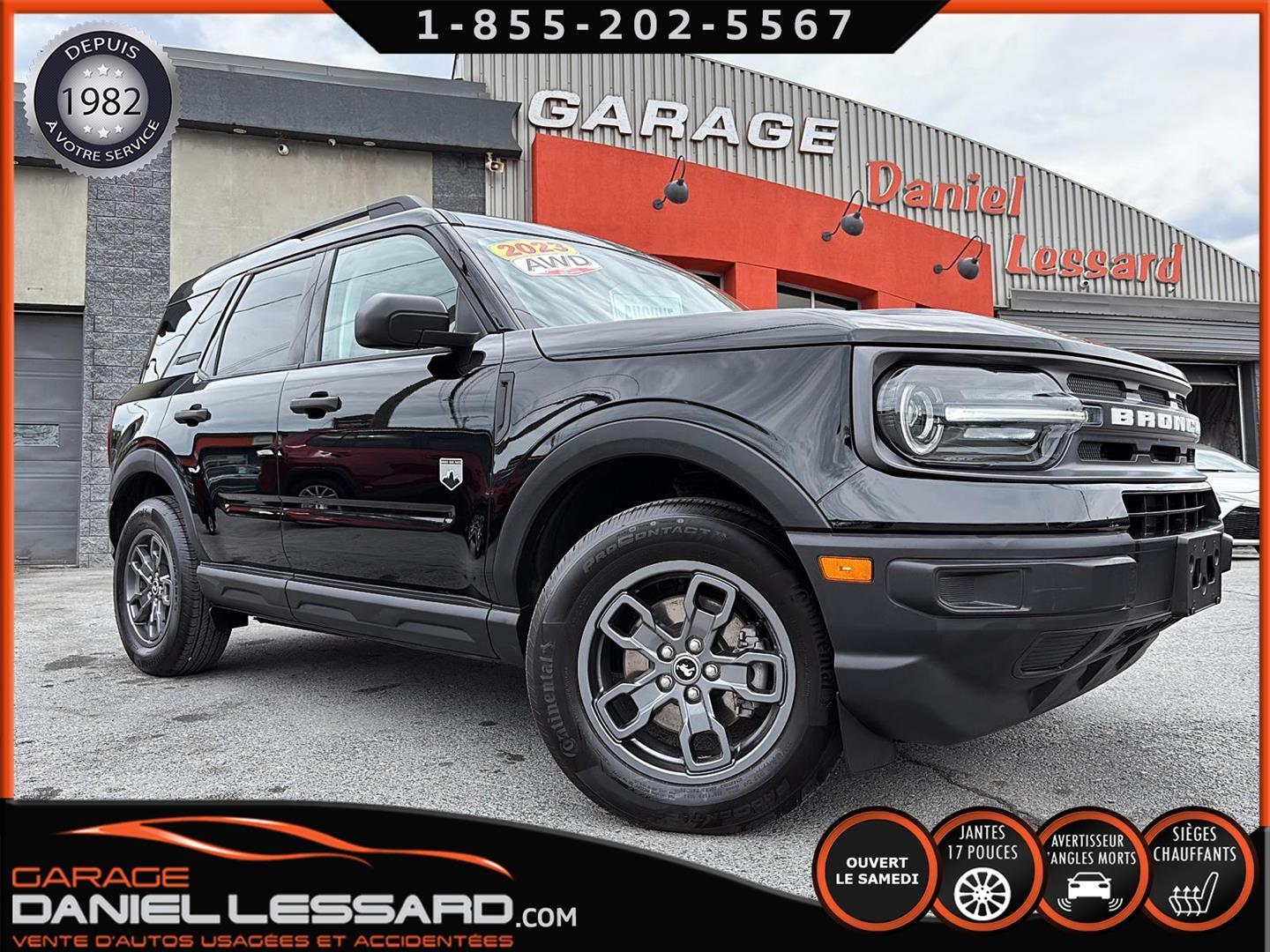 2023 Ford Bronco Sport BIG BEND 4X4 GOAT MODE MAG 17 PAS VGA 1.5L A/C