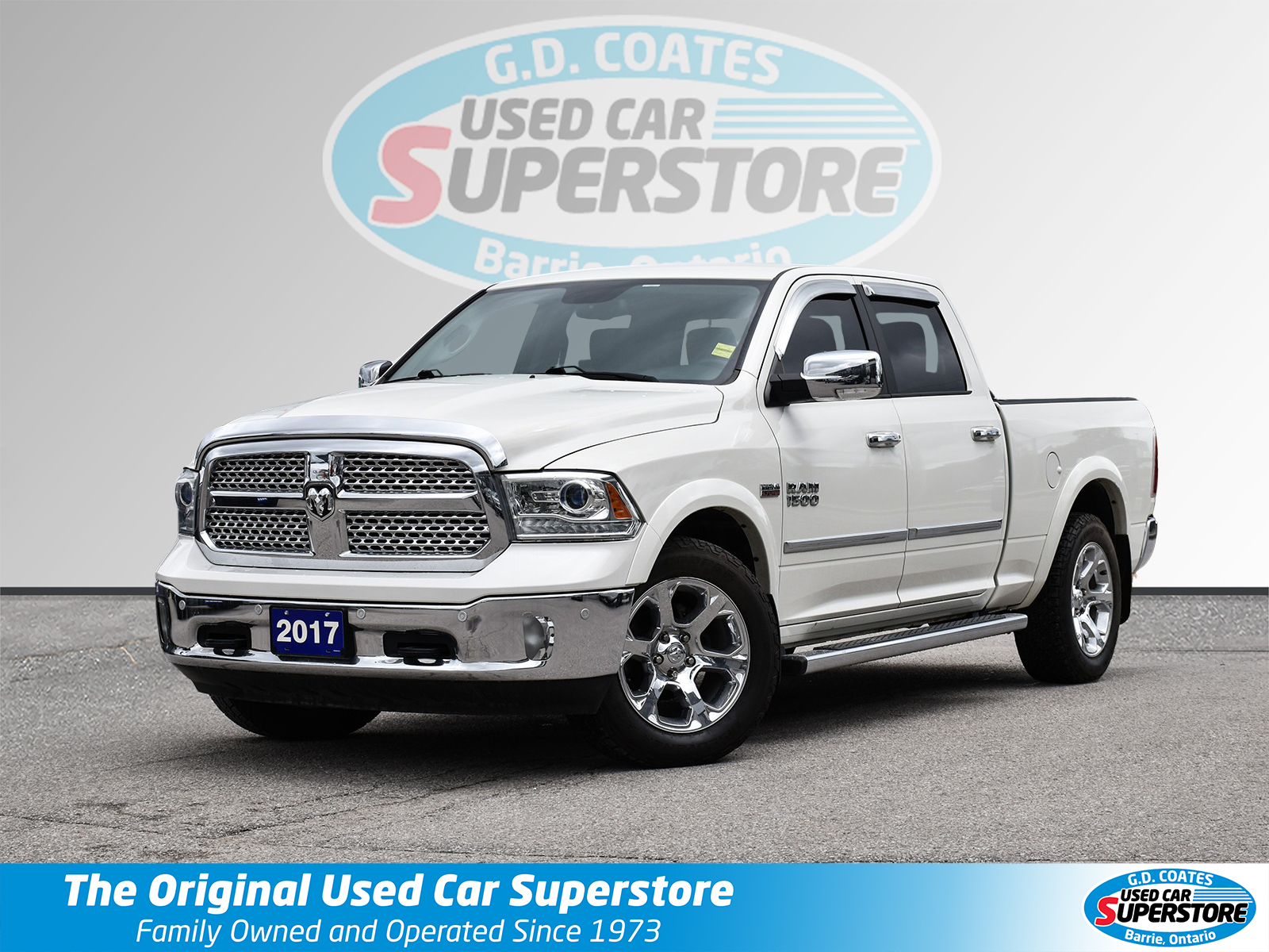 2017 Ram 1500 Laramie Crew Cab 4x4 ~Nav ~Camera ~Leather ~20's
