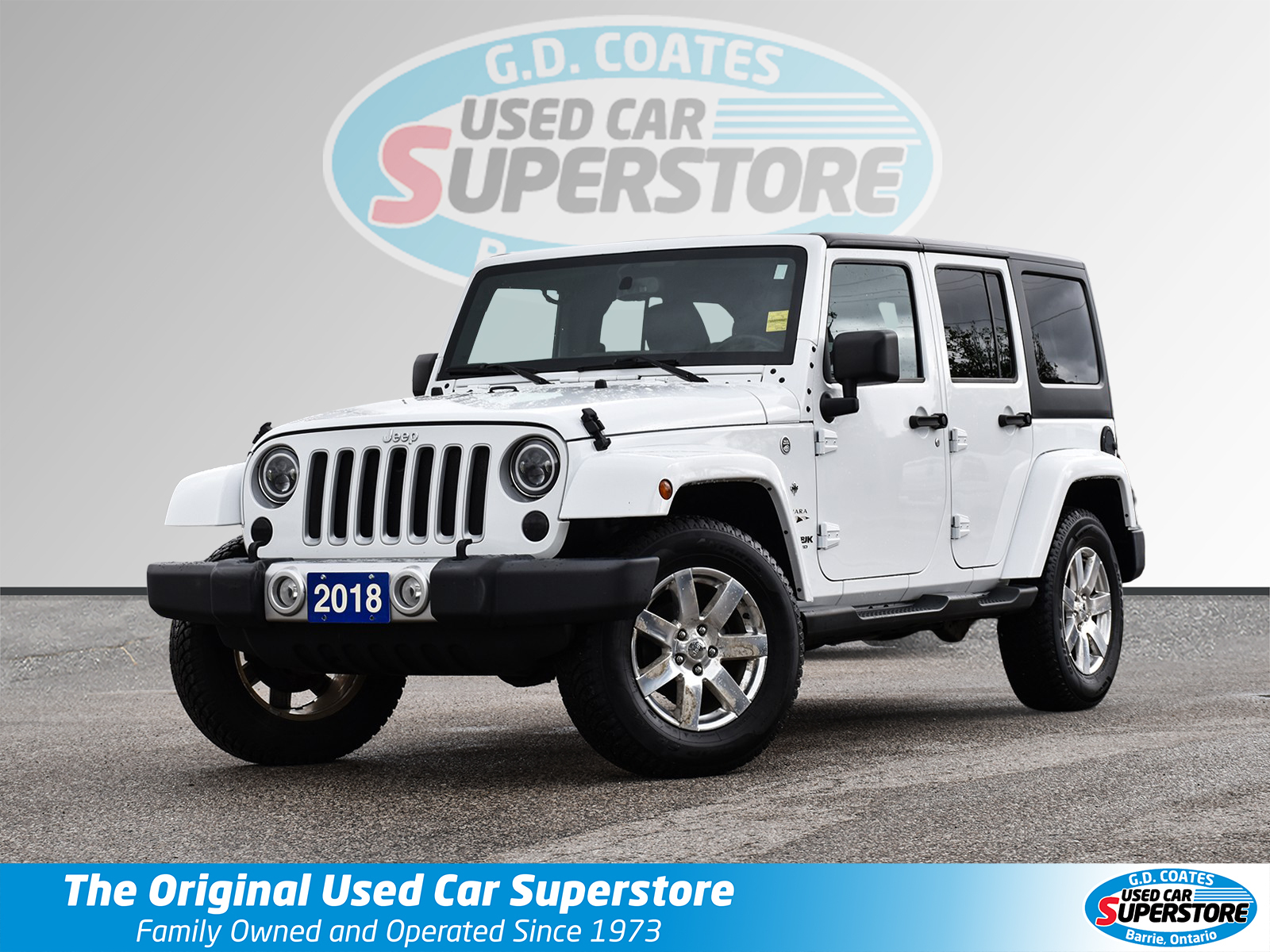 2018 Jeep Wrangler Sahara 4x4 ~Nav ~Heated Leather ~Bluetooth ~Alloys