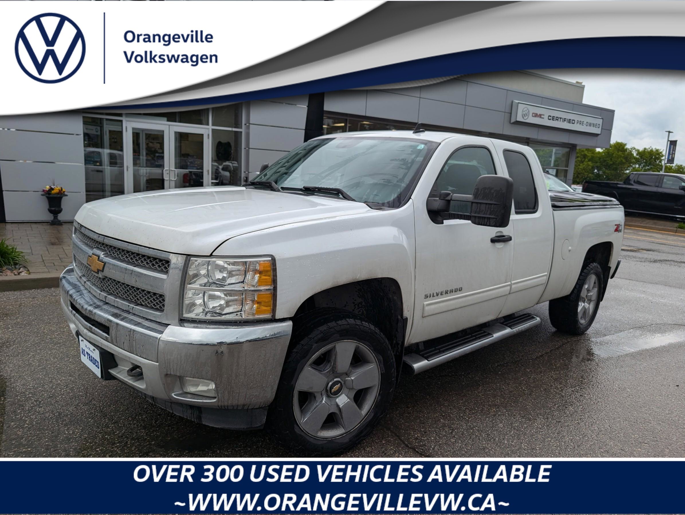 2012 Chevrolet Silverado 1500 LTLT Z71, EXT CAB, 4X4, 5.3L, GOOD KMS, AS-TRADED!