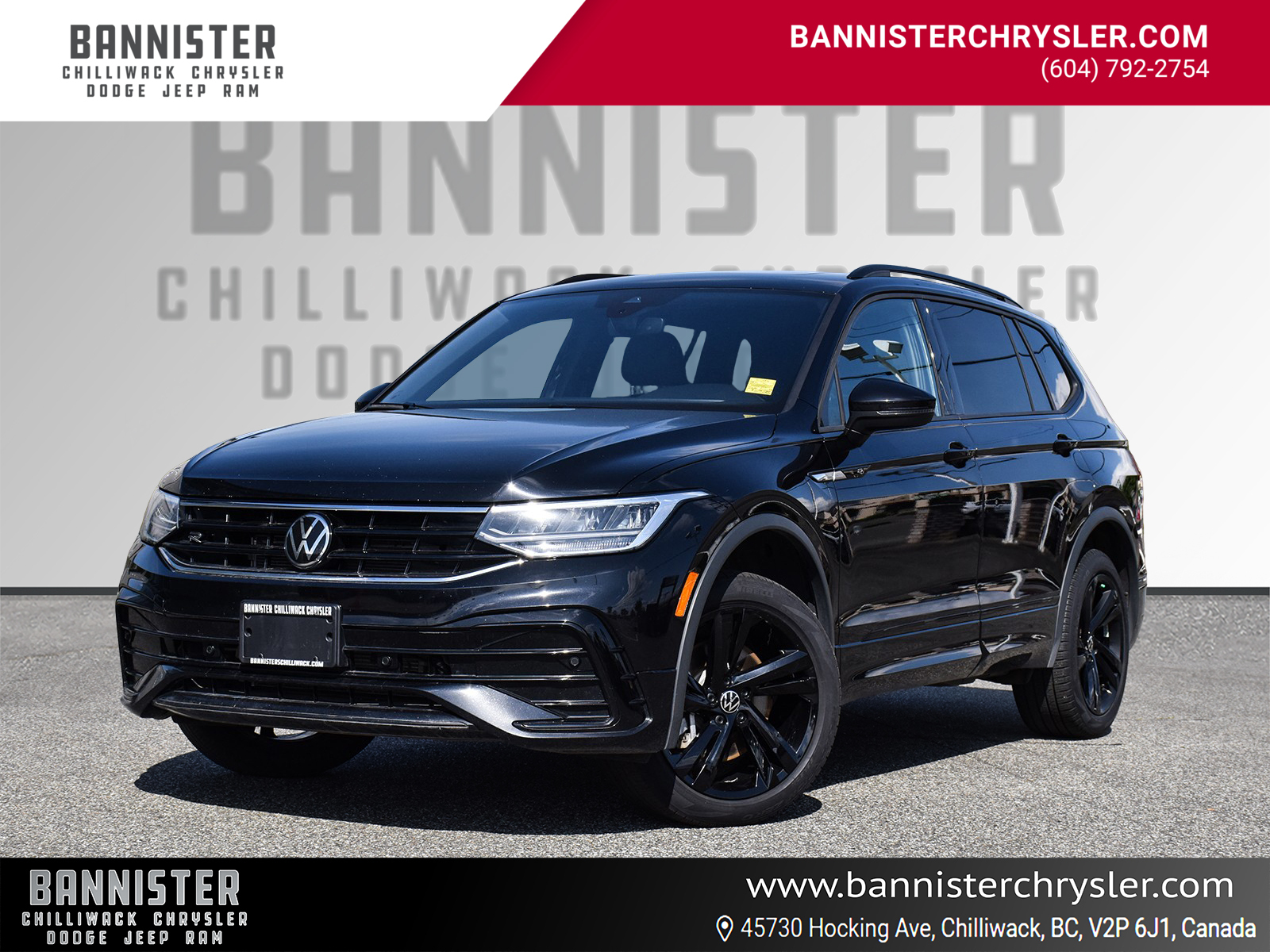 2024 Volkswagen Tiguan Comfortline R-Line Black Edition | LOCAL BC | 