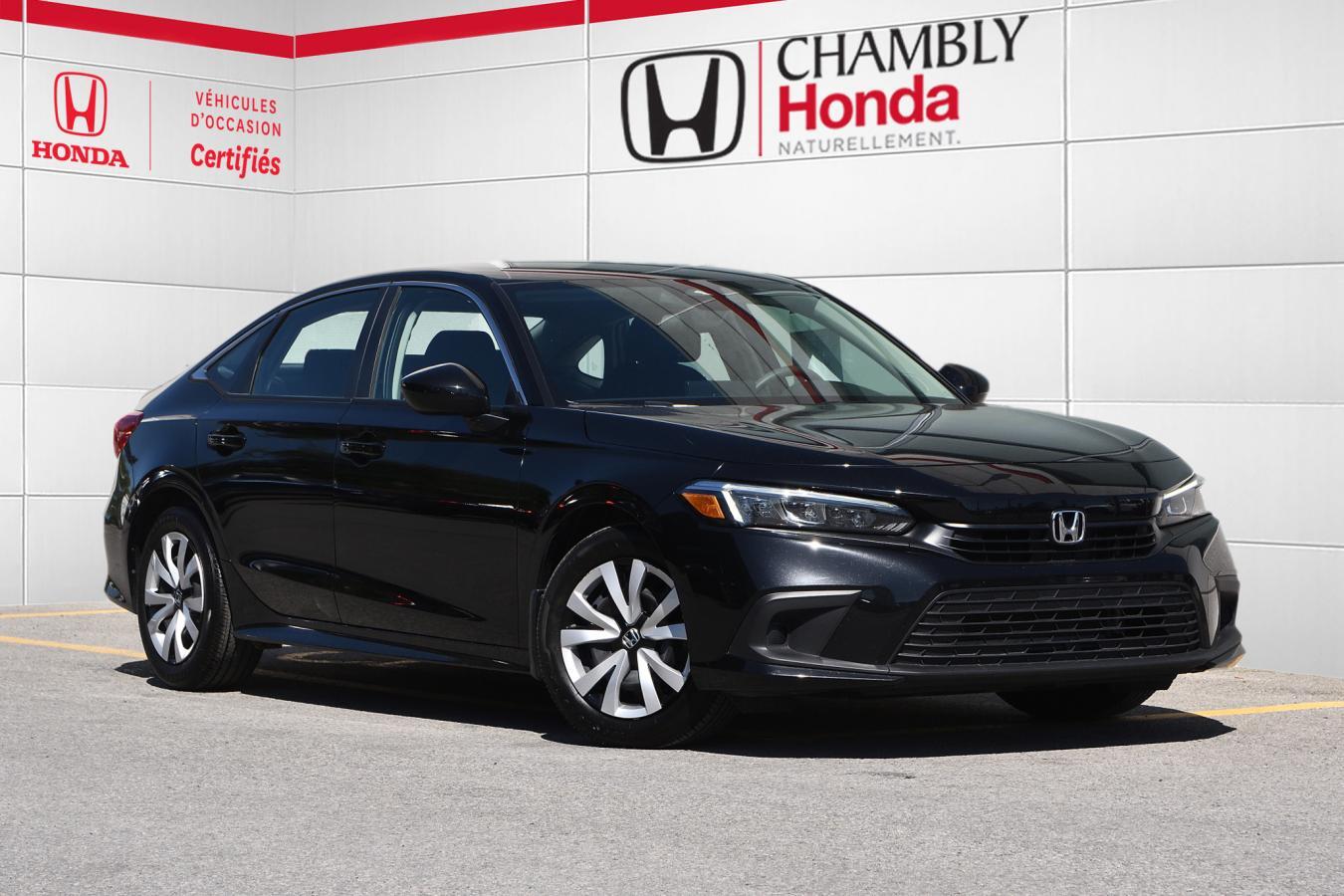2024 Honda Civic Sedan LX / 1 prorio / bas millage / demarreur / carplay
