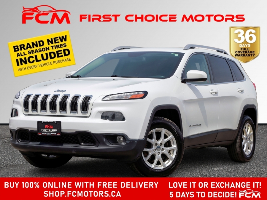 2015 Jeep Cherokee LATITUDE ~AUTOMATIC, FULLY CERTIFIED WITH WARRANTY