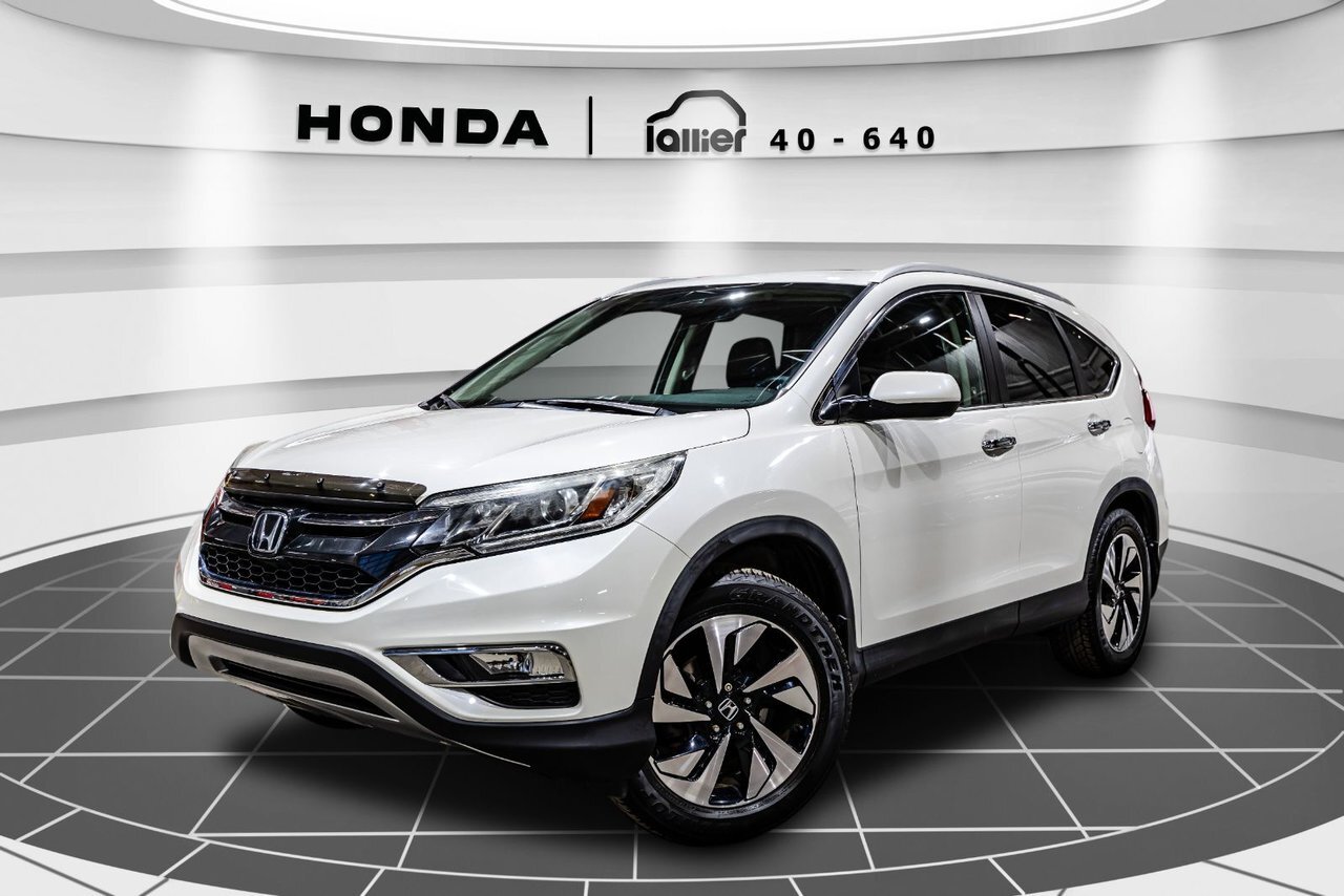 2016 Honda CR-V Touring UN SEUL PROPRIO + JAMAIS ACCIDENTÉ + TRÈS 