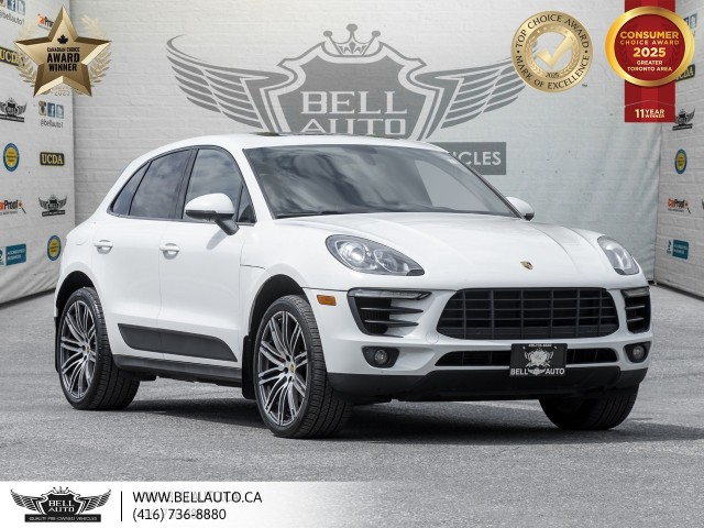 2016 Porsche Macan S, REDLEATHER, 21SPORTWHEELS, AWD, NAVI, PANO, SAT