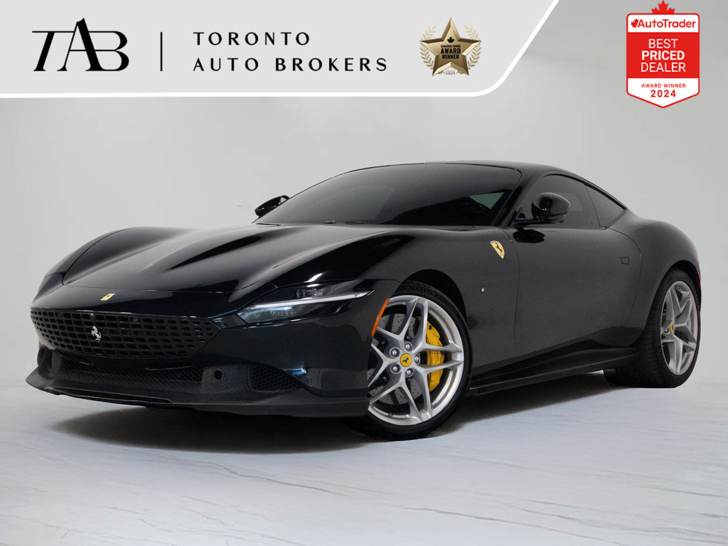 2021 Ferrari Roma COUPE   JBL   20" WHEEL   LOW KM, Toronto, Cash
