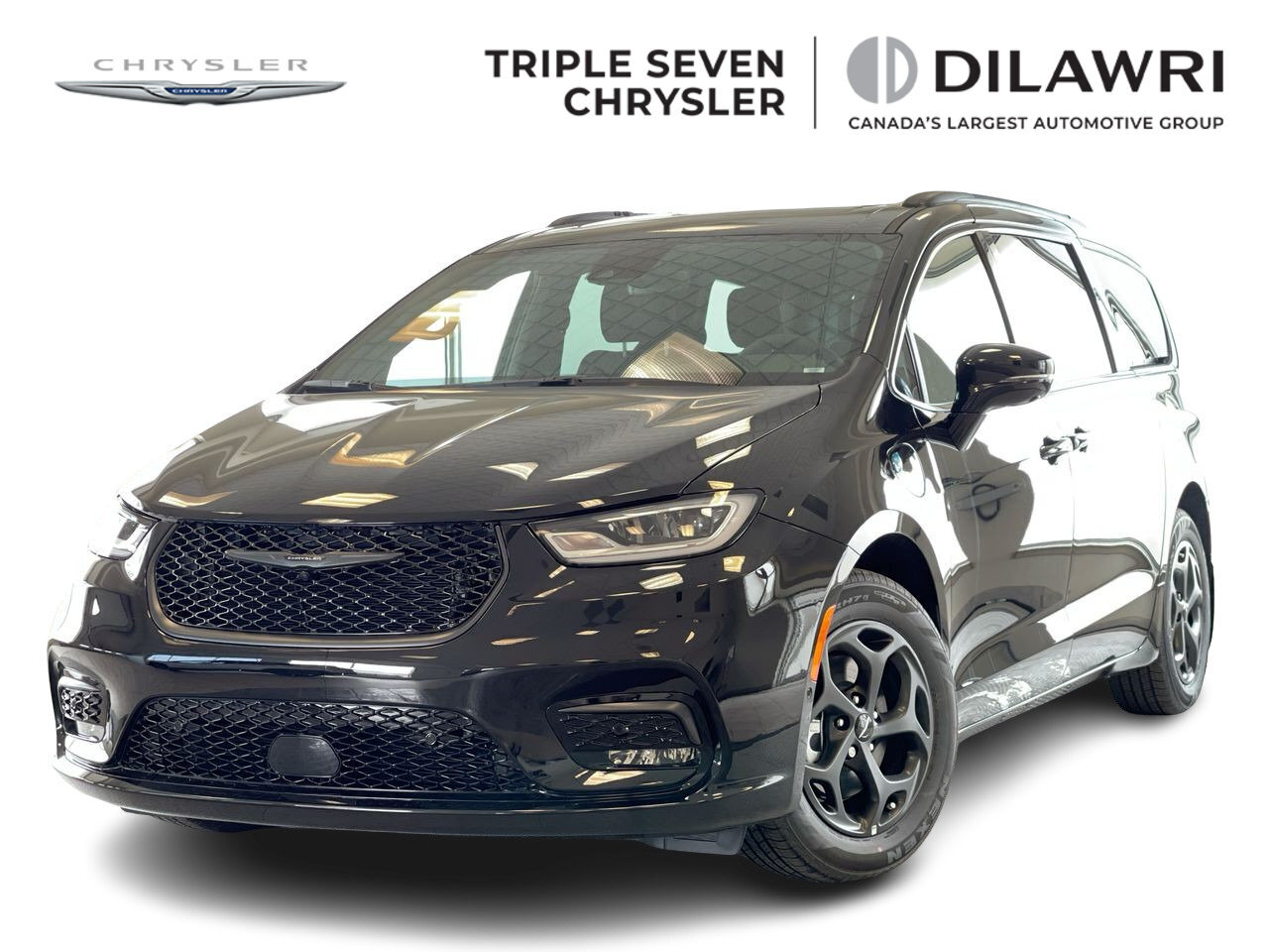 2024 Chrysler Pacifica Hybrid PREMIUM S APPEARANCE Black w/Black Nappa Leather-f