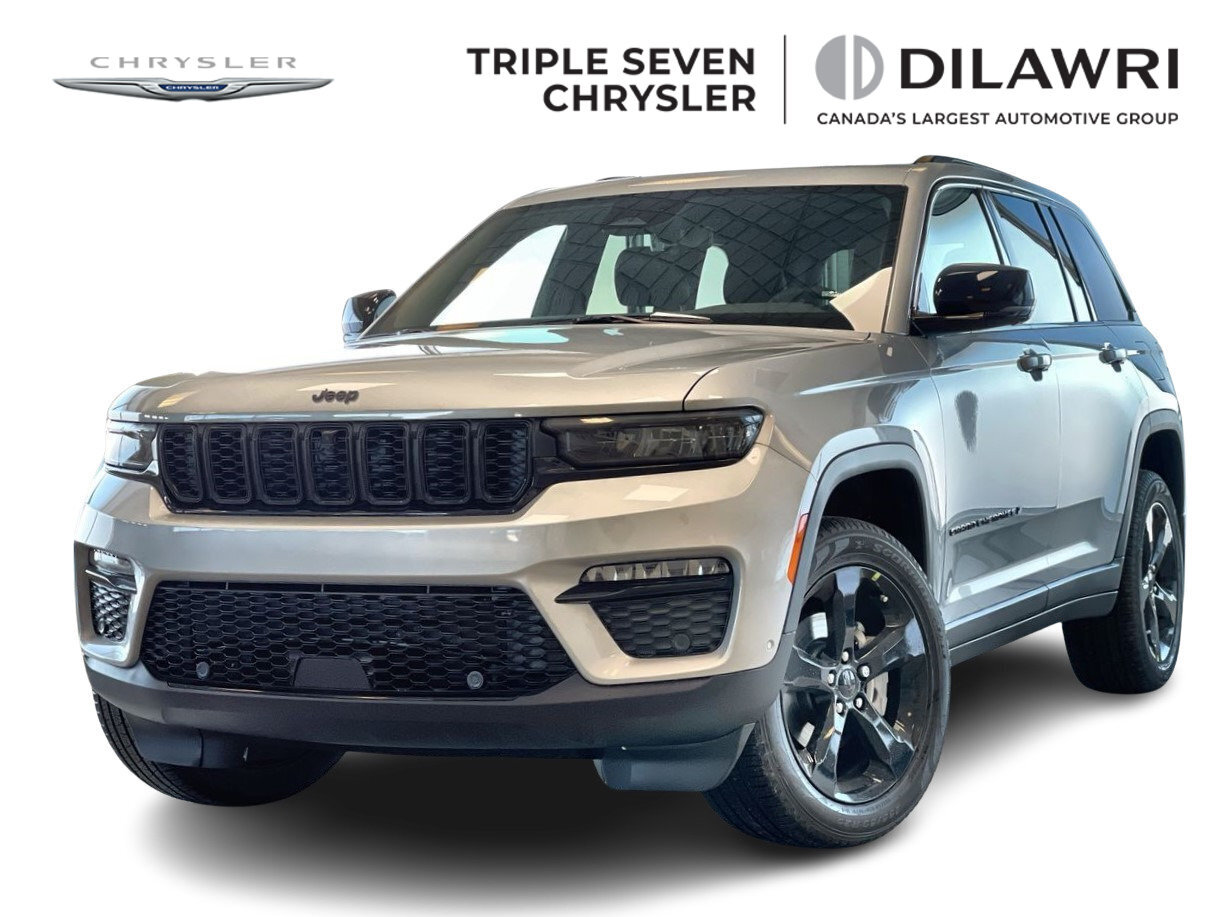 2025 Jeep Grand Cherokee LIMITED Black Appearance Package, Dual-Pane Comman