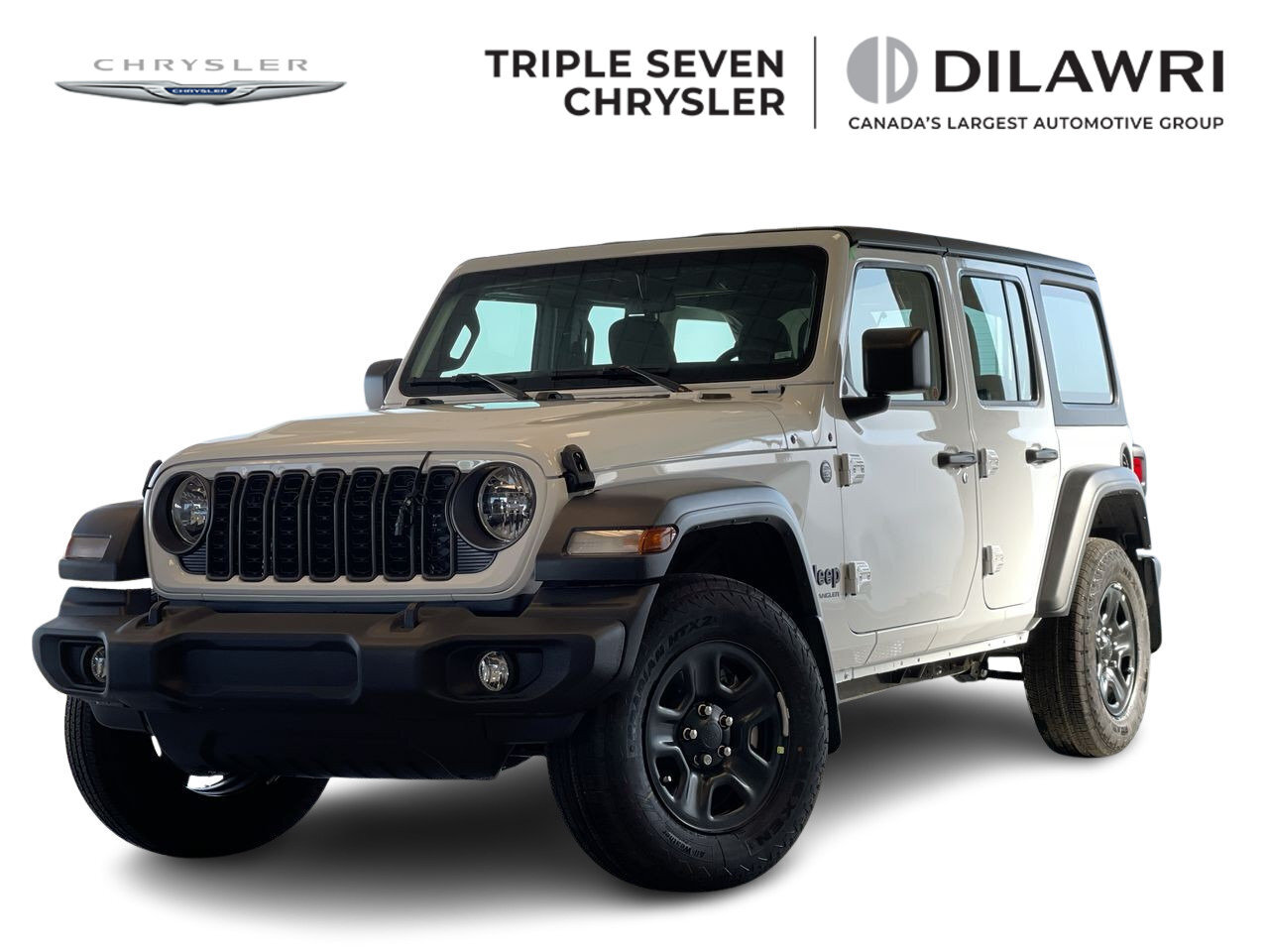 2024 Jeep Wrangler SPORT Black Freedom Top 3-Peice Hardtop