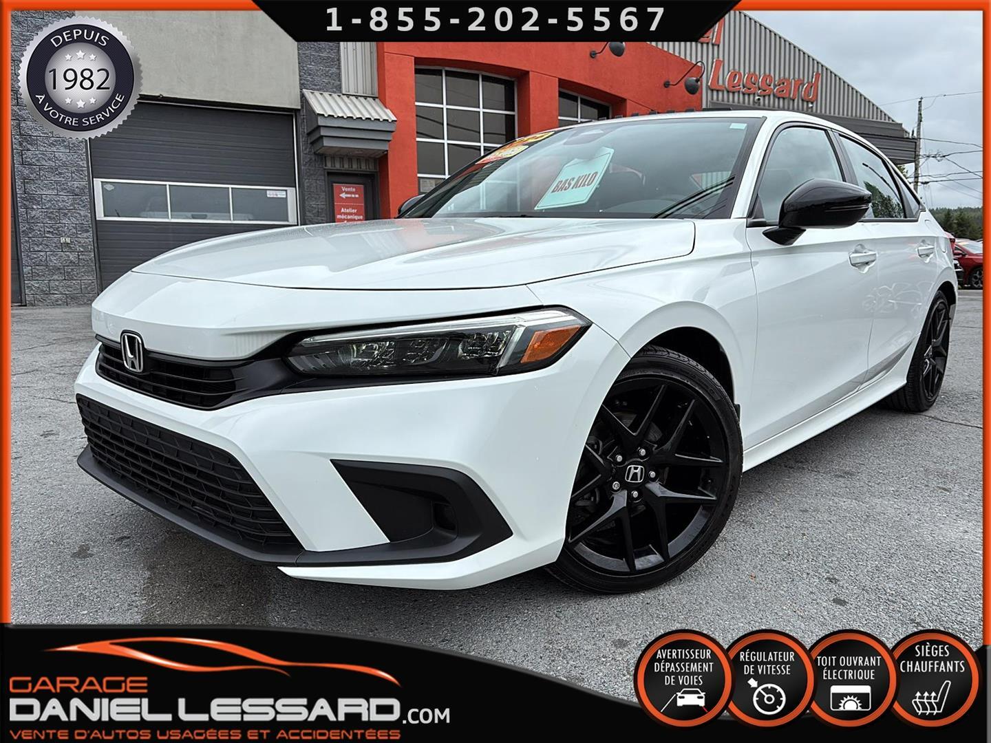 2024 Honda Civic Sedan SPORT 2.0 L AUTO, TOIT OUVRANT VOLANT CHAUFFANT