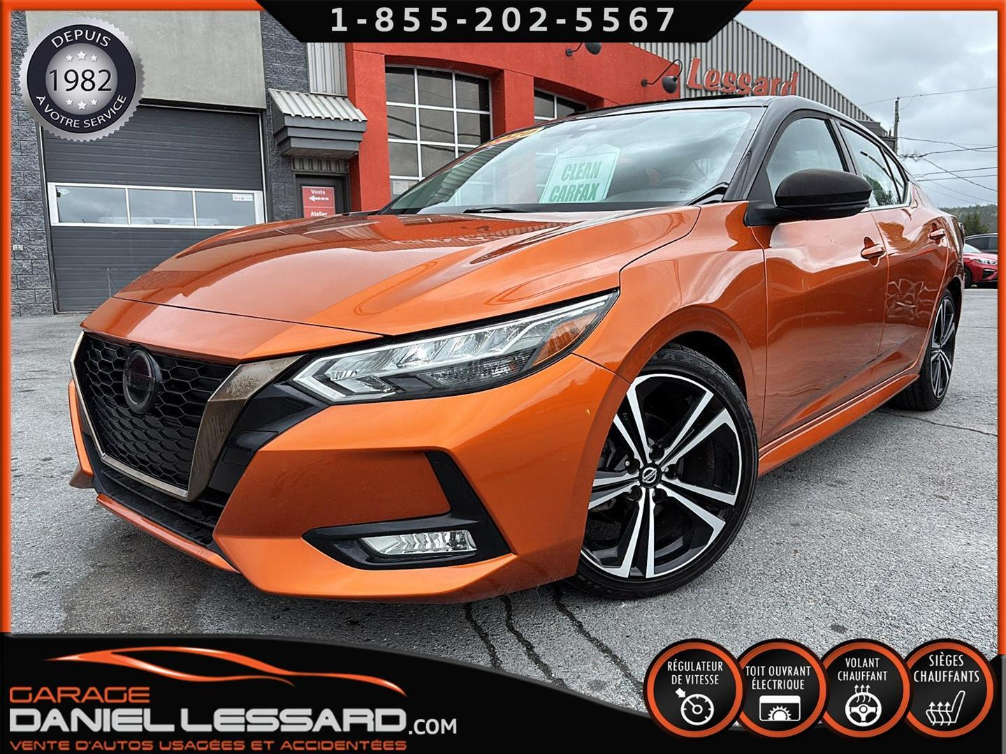 2020 Nissan Sentra SR CLEAN CARFAX MAG 18 TOIT SIEGE+VOLANT CHAUFFAN