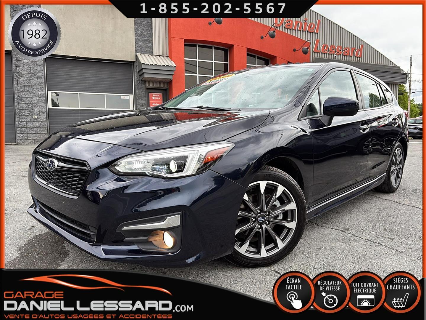 2020 Subaru Impreza SPORT, AUTOM, TOIT, MAG 17 P, BANC AV CHAUFFANT