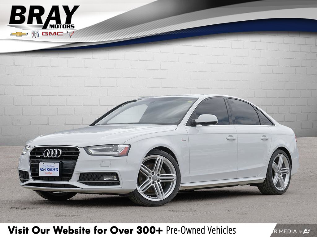 2015 Audi A4 Technik plusCERTIFIED AS-TRADED, S-LINE, BACKUP CA