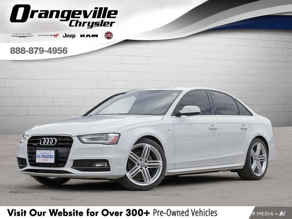 2015 Audi A4 Technik plusCERTIFIED AS-TRADED, S-LINE, BACKUP CA