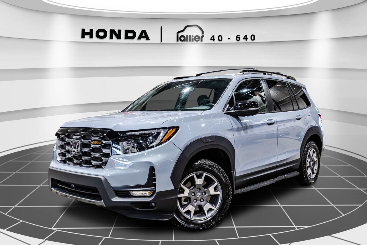 2023 Honda Passport TrailSport BAS KILOS+JAMAIS ACCIDENTÉ+GARANTIE GLO