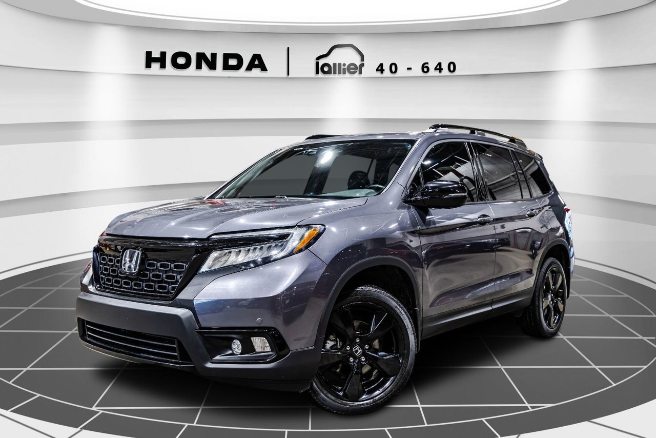 2019 Honda Passport Touring JAMAIS ACCIDENTÉ + UN SEUL PROPRIO + GARAN