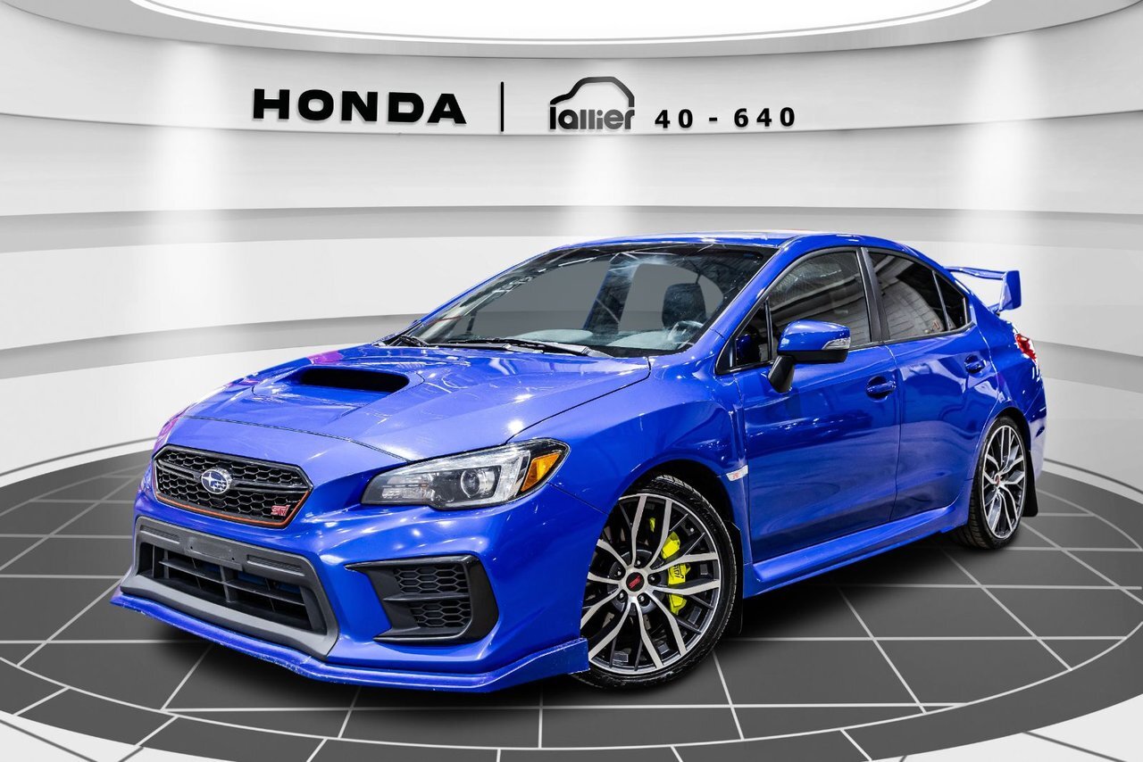 2021 Subaru WRX STI SPORT TECH ÉDITION FINAL + JAMAIS ACCIDENTÉ + 
