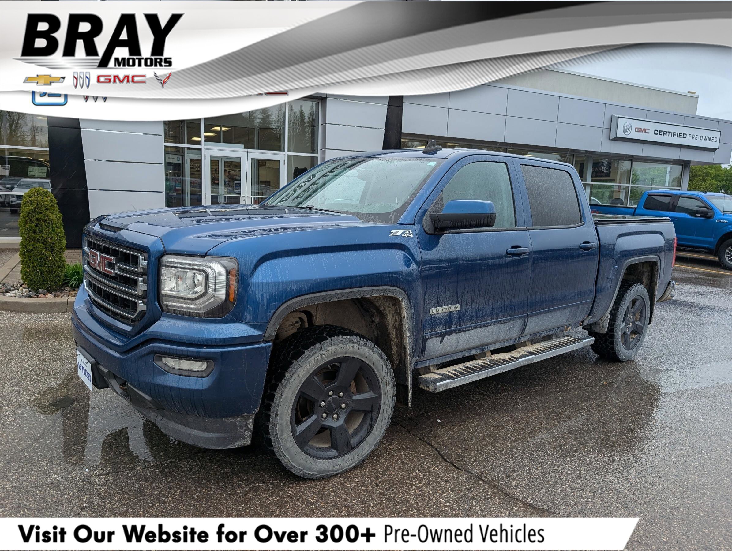 2017 GMC Sierra 1500 SLESLE ELEVATION, CREW, 4X4, 5.3L, NAV, HTD CLOTH,