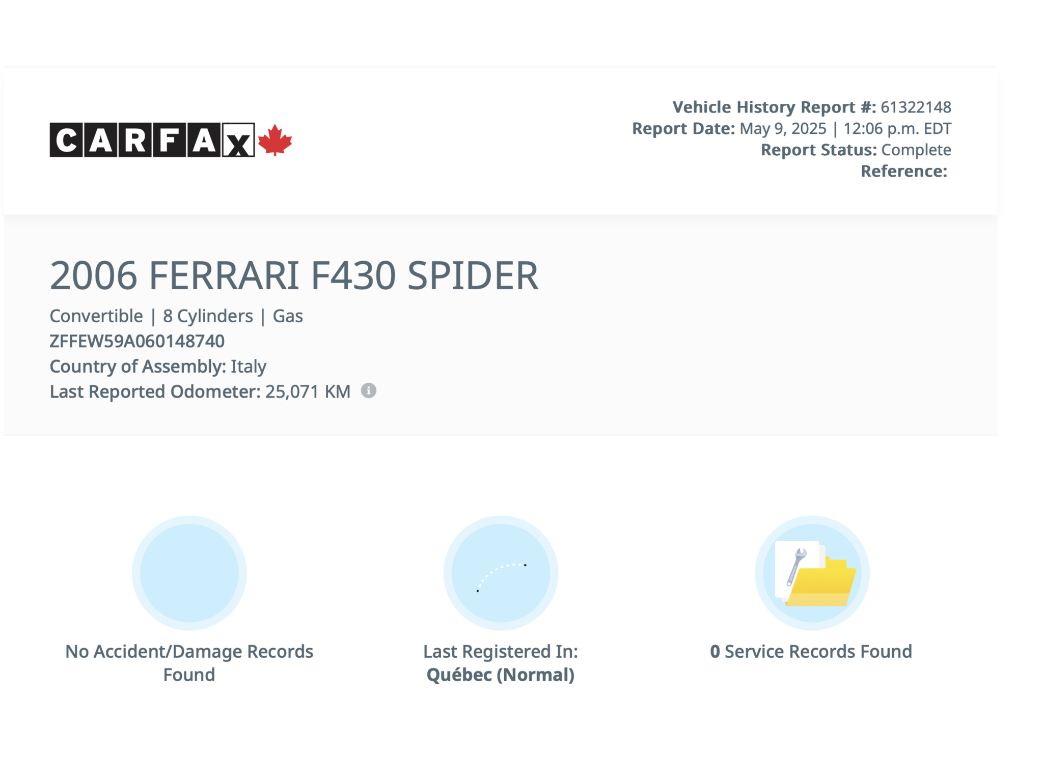 2006 Ferrari F430 Spider