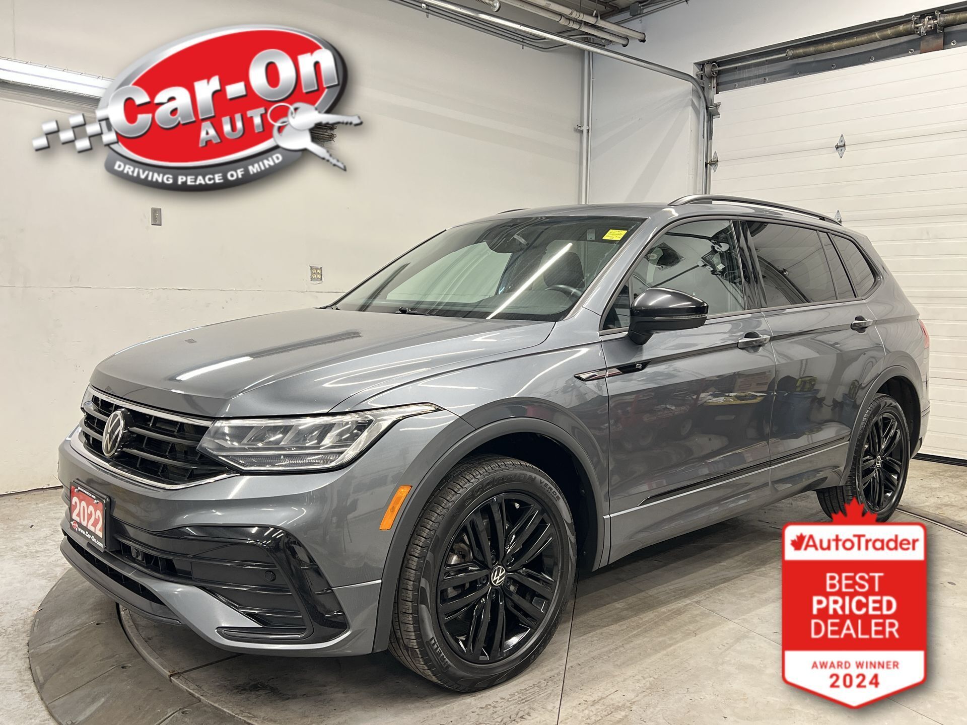 2022 Volkswagen Tiguan COMFORTLINE R-LINE AWD|LEATHER|PANO ROOF|HTD SEATS