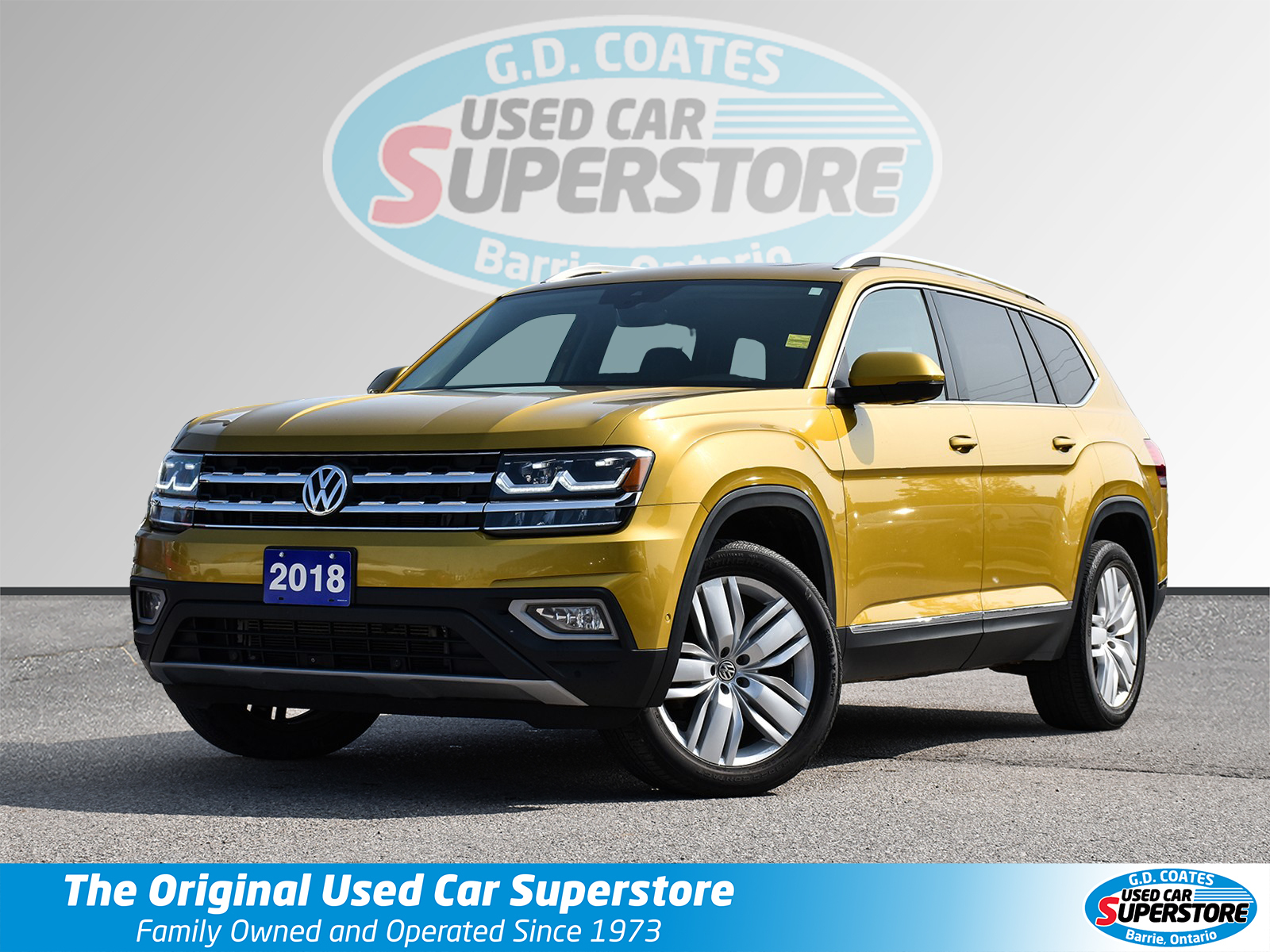 2018 Volkswagen Atlas Execline AWD ~Nav ~Cam ~Leather ~Panoramic Sunroof