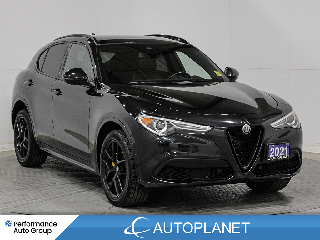 2021 Alfa Romeo Stelvio Ti Sport AWD, Navi, Pano Roof, Harman/Kardon Sound