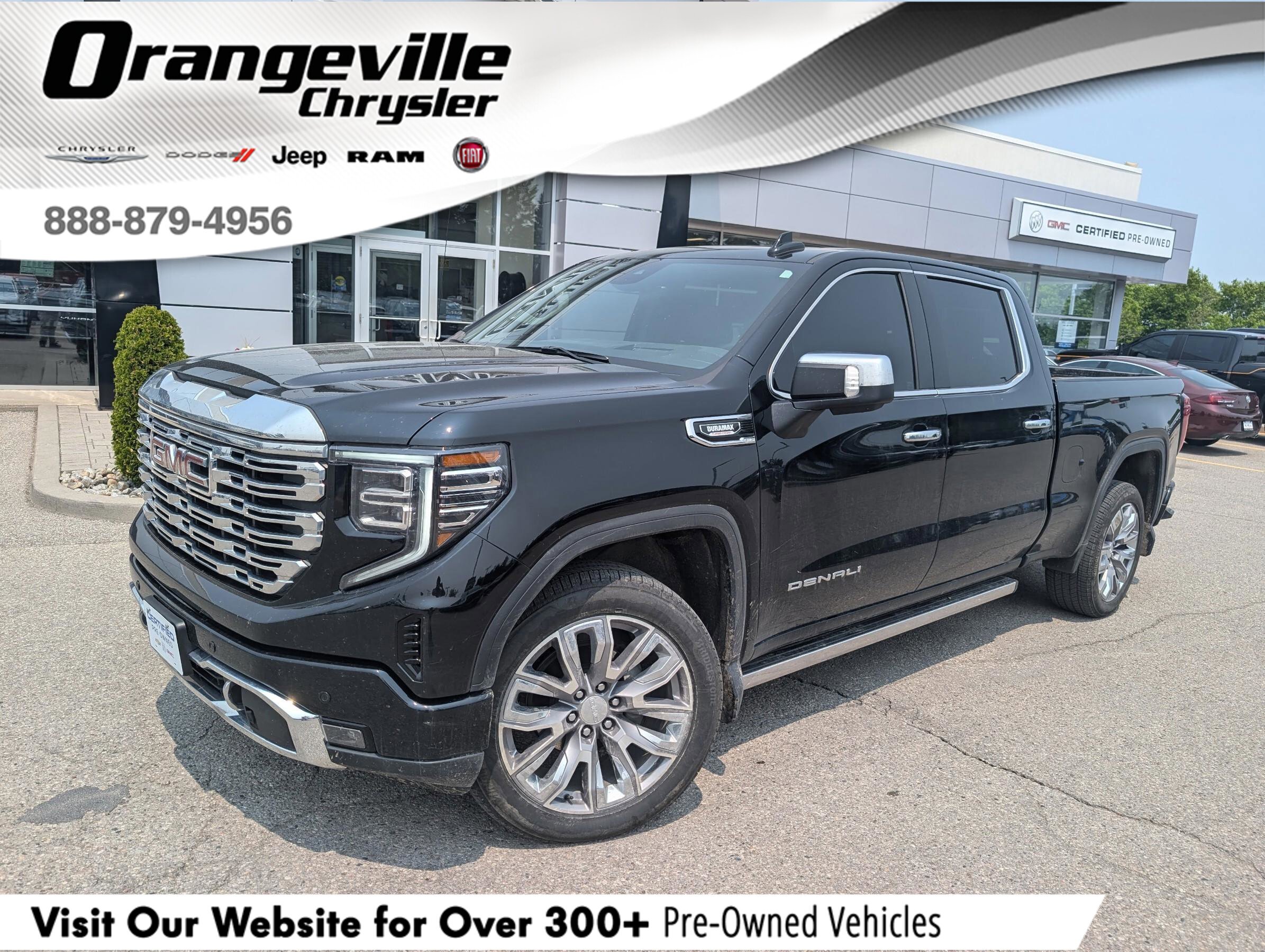 2025 GMC Sierra 1500 DenaliDENALI RESERVE, DURAMAX, NAV, ROOF, 1-OWNER!