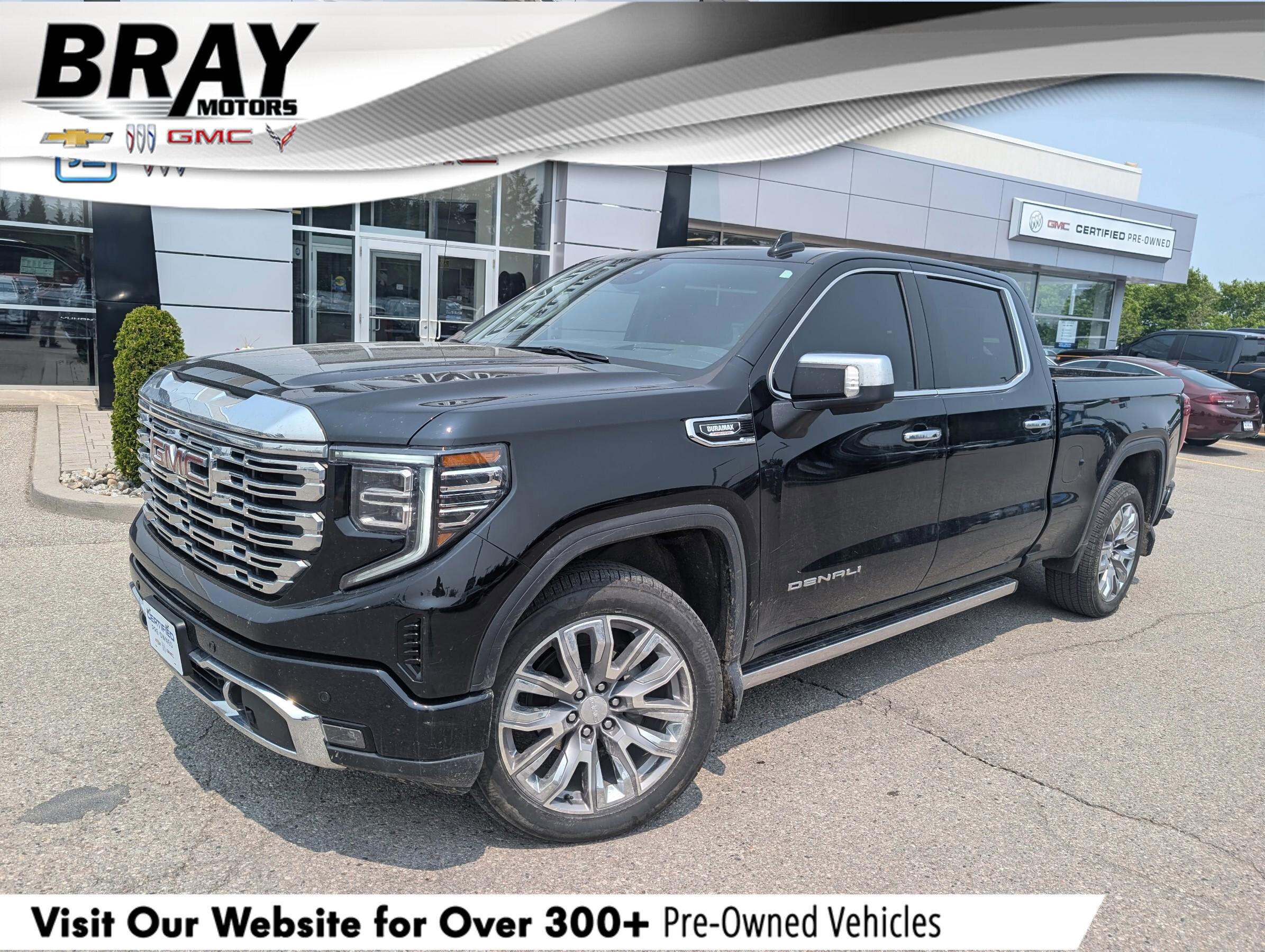 2025 GMC Sierra 1500 DenaliDENALI RESERVE, DURAMAX, NAV, ROOF, 1-OWNER!