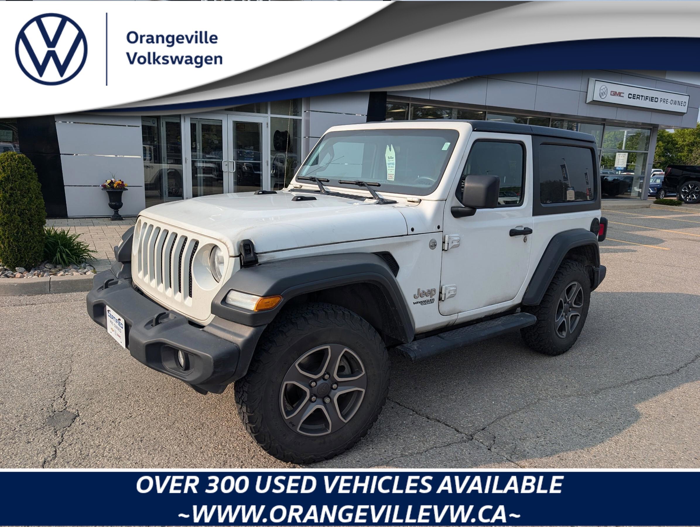 2019 Jeep Wrangler Sport SSPORT S, V6, 4X4, HEATED CLOTH/WHEEL, GOOD 