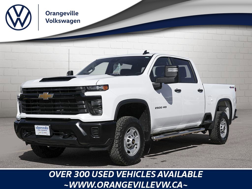 2024 Chevrolet SILVERADO 2500HD Work TruckW/T, CREW, 4X4, 6.6L GAS V8, CONVENIENCE