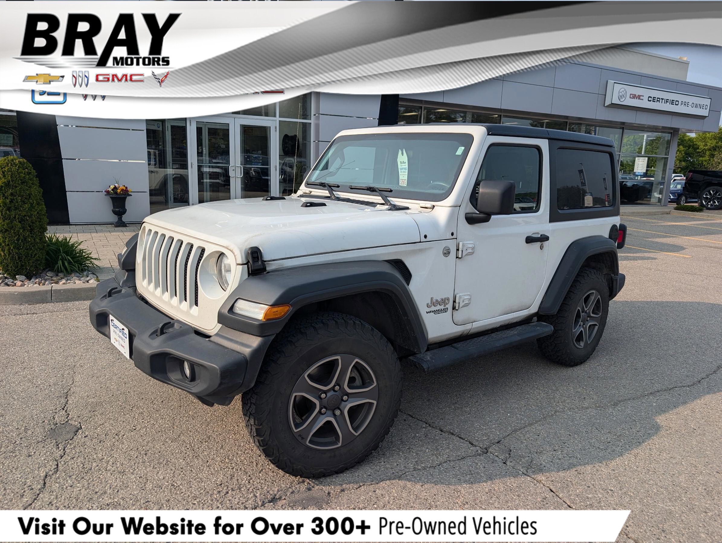 2019 Jeep Wrangler Sport SSPORT S, V6, 4X4, HEATED CLOTH/WHEEL, GOOD 