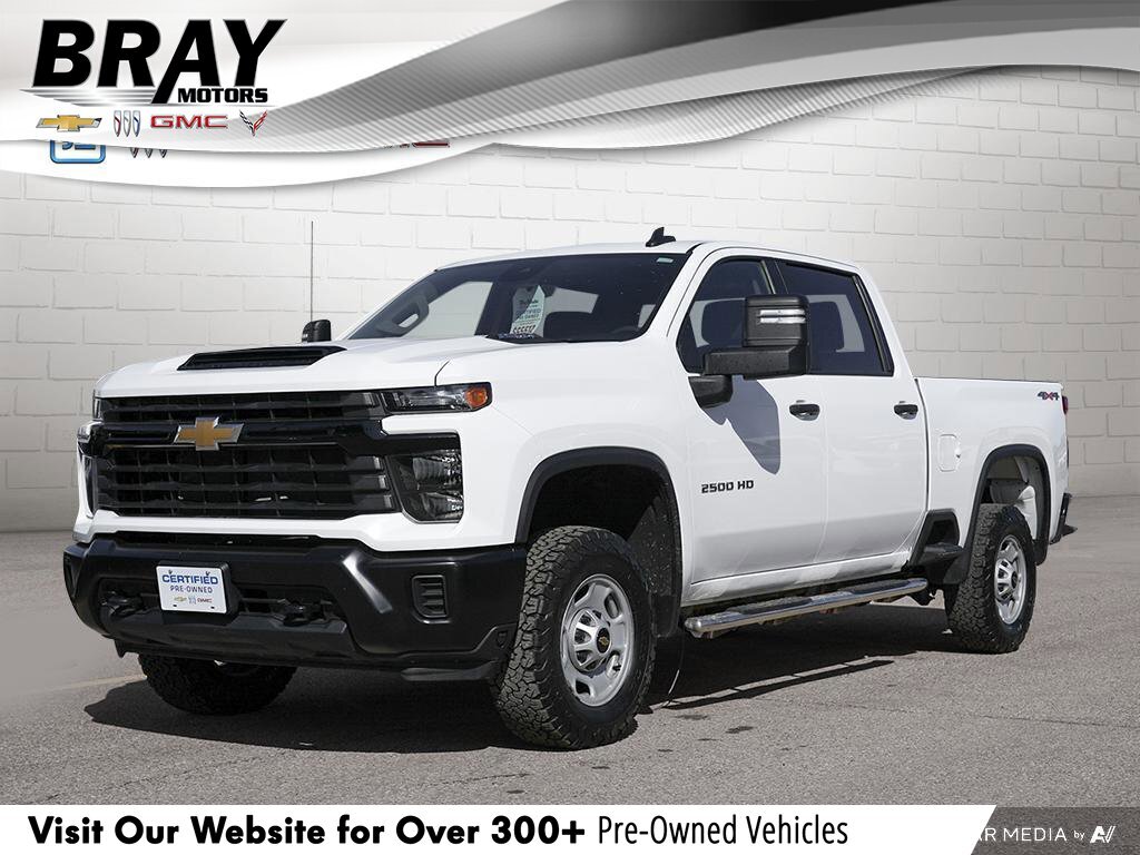 2024 Chevrolet SILVERADO 2500HD Work TruckW/T, CREW, 4X4, 6.6L GAS V8, CONVENIENCE