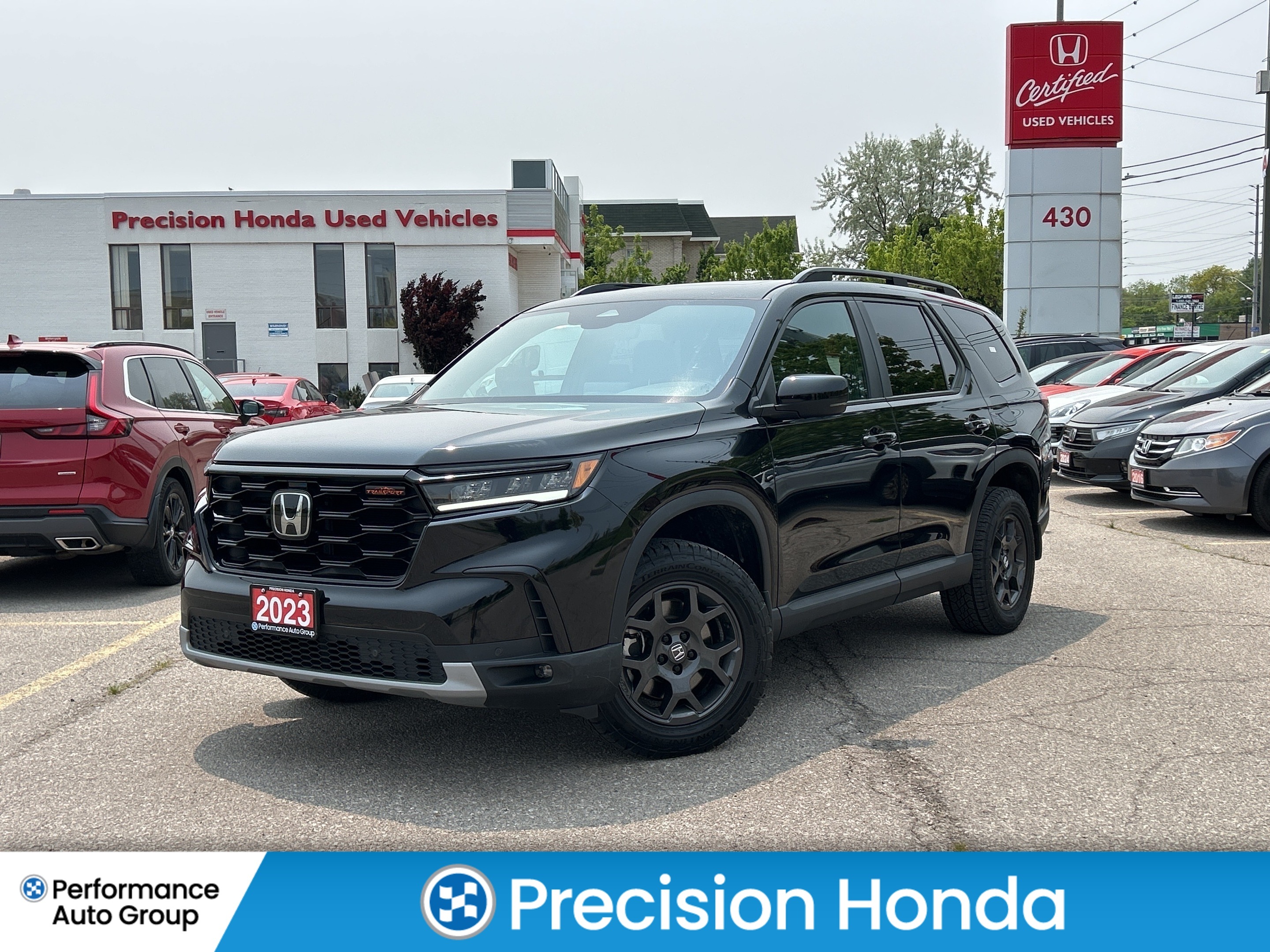 2023 Honda Pilot TrailSport - Leather -CarPlay - Panoramic Sunroof
